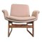 Mid-Century Italian Modern Model 849 Teak and Skai Leather Armchair by Gianfranco Frattini for Cassina 1