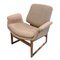 Mid-Century Italian Modern Model 849 Teak and Skai Leather Armchair by Gianfranco Frattini for Cassina 2