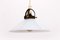 Vintage Hanging Lamp in White Glass attributed to Soholm, 1970s 4