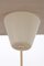 Vintage Hanging Lamp in White Glass attributed to Soholm, 1970s 11