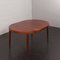Danish Rosewood Round Extension Table in the style Kai Kristiansen with 2 Additional Leaves, 1960s, Image 16