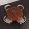 Danish Rosewood Round Extension Table in the style Kai Kristiansen with 2 Additional Leaves, 1960s, Image 12