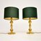 Vintage Brass Table Lamps, 1970s, Set of 2 2