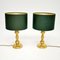 Lampes de Bureau Vintage en Laiton, 1970s, Set de 2 1