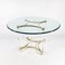 Vintage Brass and Glass Dining Table by Alessandro Albrizzi, 1970s 6