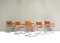 Sillas de comedor S34 de cuero curtido de Mart Stam para Fasem, Italia, años 60. Juego de 6, Imagen 5