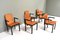 Dining Chairs in Tan Cognac Leather, 1970s, Set of 6, Image 2