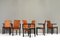 Esszimmerstühle aus Hellbraunem Cognac Leder, 1970er, 6 . Set 5