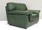 Roche Bobois Lounge Armchair in Original Green Patinated Leather 1970 6