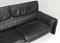 DS2011 Black Leather Sofa from de Sede, Switzerland, 1980s 8