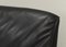 DS2011 Black Leather Sofa from de Sede, Switzerland, 1980s 18