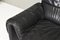 DS2011 Black Leather Sofa from de Sede, Switzerland, 1980s 16