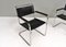 Chaises Cantilever S34 en Cuir Noir et Chrome par Mart Stam pour Thonet, Allemagne, 1970s, Set de 2 8