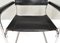 S34 Cantilever Chairs in Black Leather and Chrome by Mart Stam for Thonet, Germany, 1970s, Set of 2, Image 14