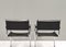 S34 Cantilever Chairs in Black Leather and Chrome by Mart Stam for Thonet, Germany, 1970s, Set of 2 6