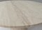 Exquisite Round Travertine Dining Table in the style of Up & Up and Mangiarotti, 2023 15
