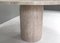 Exquisite Round Travertine Dining Table in the style of Up & Up and Mangiarotti, 2023 6