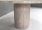 Exquisite Round Travertine Dining Table in the style of Up & Up and Mangiarotti, 2023, Image 6