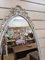 Full Length Vintage French Cheval Wall Mirror in White Gold in the style of Louis, 1970s, Image 4