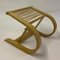 Rattan & Steam Bent Chair & Ottoman, 1960s, Set of 2, Image 14
