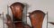 Sillas de comedor francesas de cuero cosido de Charlotte Perriand & Jacques Adnet, años 50. Juego de 4, Imagen 10
