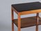 Mid-Century Scandinavian Modern Walnut and Birch Occasional Side Table, Image 10