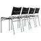 SE06 Chairs in Patinated Black Leather attributed to Martin Visser, 1960s, Set of 4 2