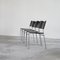 SE06 Chairs in Patinated Black Leather attributed to Martin Visser, 1960s, Set of 4 5