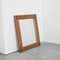 Brutalist Mirror in Oak and Metal by Guillerme Et Chambron, 1970s 2