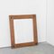 Brutalist Mirror in Oak and Metal by Guillerme Et Chambron, 1970s, Image 3