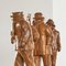 Folk Art 3 Wise Men Flämische Skulpturen aus geschnitztem Holz von Felix Timmermans, 1970er, 3er Set 7