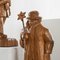 Folk Art 3 Wise Men Flemish Sculptures in Carved Wood by Felix Timmermans, 1970s, Set of 3, Image 13