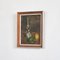Gustave de Smet, Stillleben mit Öllampe und Früchten, Öl auf Holz, 1930er, Gerahmt 10