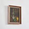 Gustave de Smet, Stillleben mit Öllampe und Früchten, Öl auf Holz, 1930er, Gerahmt 2