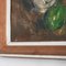 Gustave de Smet, Stillleben mit Öllampe und Früchten, Öl auf Holz, 1930er, Gerahmt 7