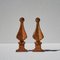 19th Century Rusted Finials, 1890s, Set of 2 3