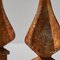 19th Century Rusted Finials, 1890s, Set of 2, Image 7