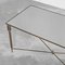 Coffee Table in Patinated Brass and Mirror Glass attributed to Maison Charles, 1950s, Image 6