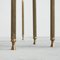 Nesting Tables in Patinated Brass and Mirror Glass attributed to Maison Charles, 1950s, Set of 3, Image 10