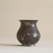 Small Vintage Pyriform Shaped Bidri Vase, 1950s 4