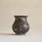Small Vintage Pyriform Shaped Bidri Vase, 1950s 5