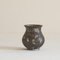 Small Vintage Pyriform Shaped Bidri Vase, 1950s 2