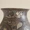 Kleine Vintage Bidri Vase in Pyriform, 1950er 10