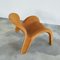 Vintage GN2 Ocher Yellow Lounge Chair attributed to Peter Ghyczy, 1980s, Image 7