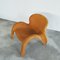 Vintage GN2 Ocher Yellow Lounge Chair attributed to Peter Ghyczy, 1980s, Image 5