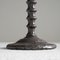 Brutalist Hand Forged Candleholder in Metal, 1960s 4