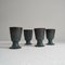 Mid-Century Dutch Studio Pottery Goblets, 1960s, Set of 4 2