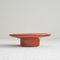 Orange Glasierter Mid-Century Keramik Kerzenhalter von Ettore Sottsass, 1950er 4