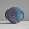 Small Decorative Studio Pottery Vase in Blue and Red, 1950s, Image 4