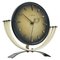 Mid-Century Table Clock in Metal and Brass from Junghans, 1950s, Image 1
